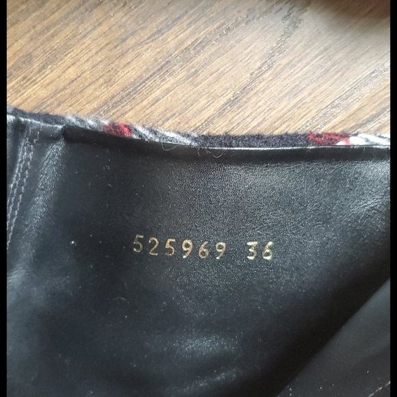 Balenciaga Logo Plaid Ankle Boots like new - Picture 6 of 6